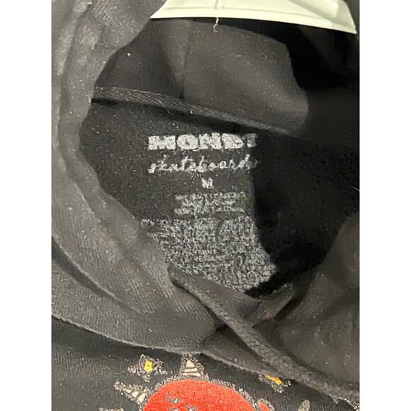 Monet Skateboards Black Hoodie Mens M - Picture 4 of 4